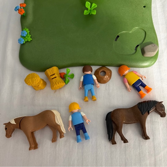 Playmobil Country Cavaliers With Ponies Cart 5457 Replacement Parts.See Descript - Picture 11 of 11
